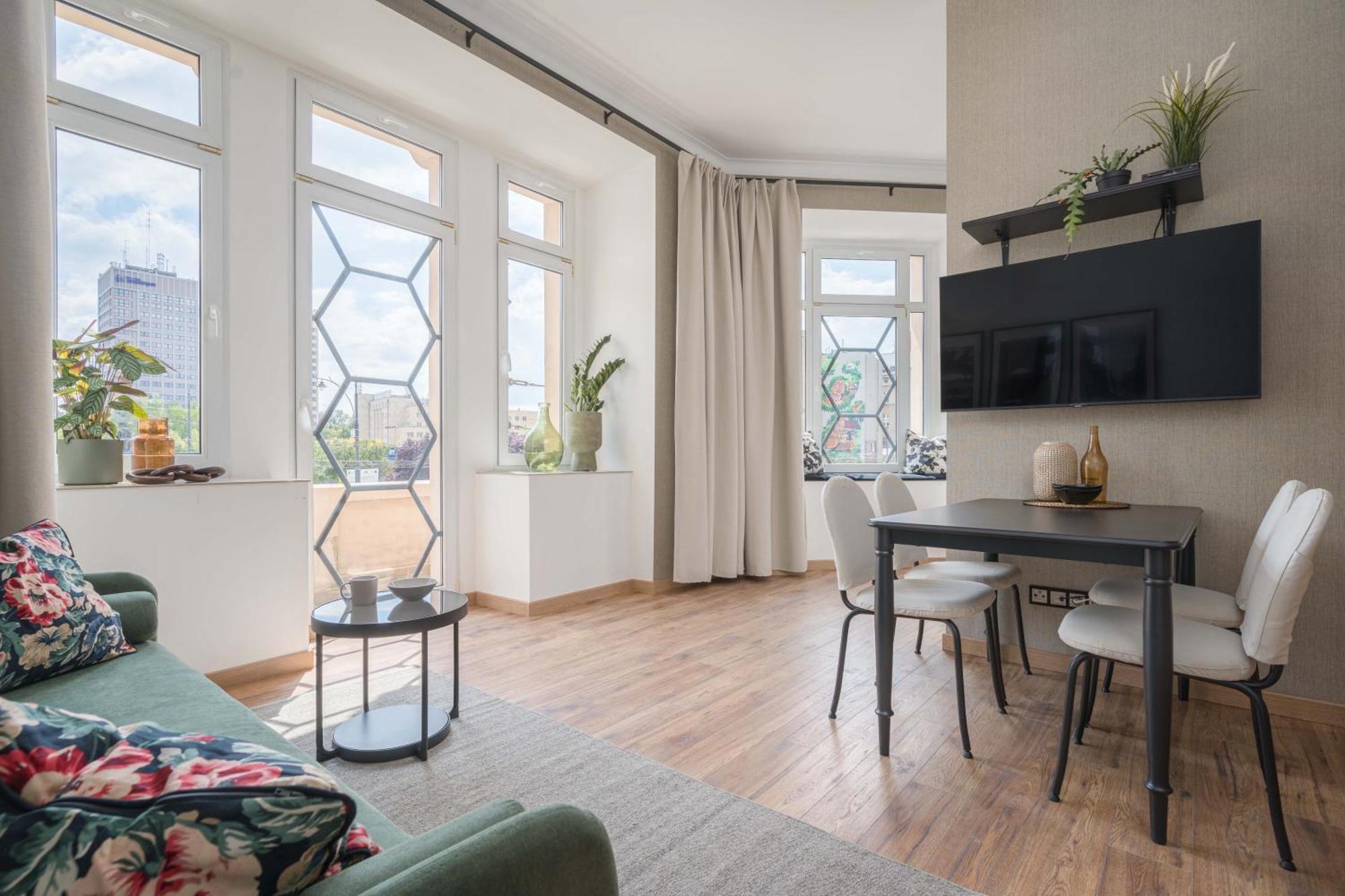 לודז' Polonia Residence Panorama By Lookap Klimatyzacja מראה חיצוני תמונה